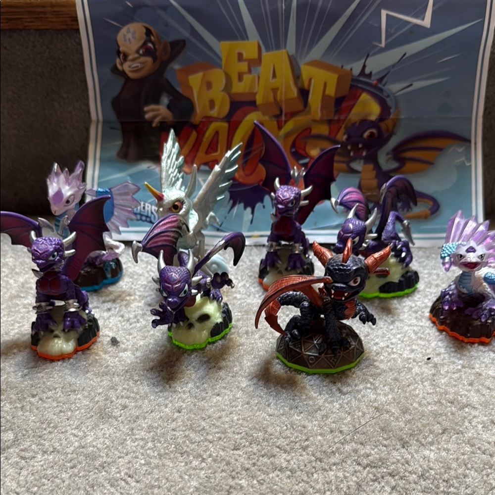 Skylanders: Spyro's Adventure series, specifically the character Spyro giants